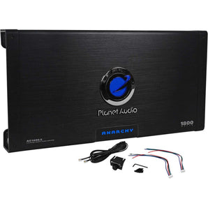 New Planet Audio Anarchy AC1800.5 1800W 5 Channel Car Amplifier+Amp Kit+Remote