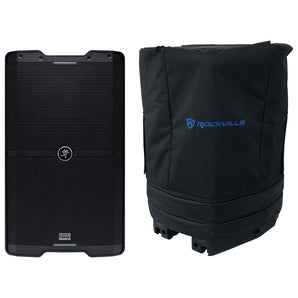 Mackie SRM212 V-Class 12” Powered PA DJ Speaker w/Bluetooth + Padded Slip Cover