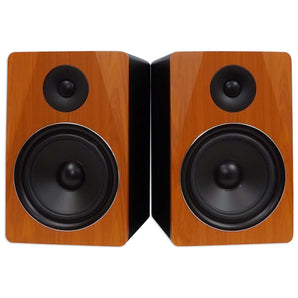 (2) Rockville APM8C 8" Powered USB Studio Monitors+Stands+Pads+Mic+Headphones