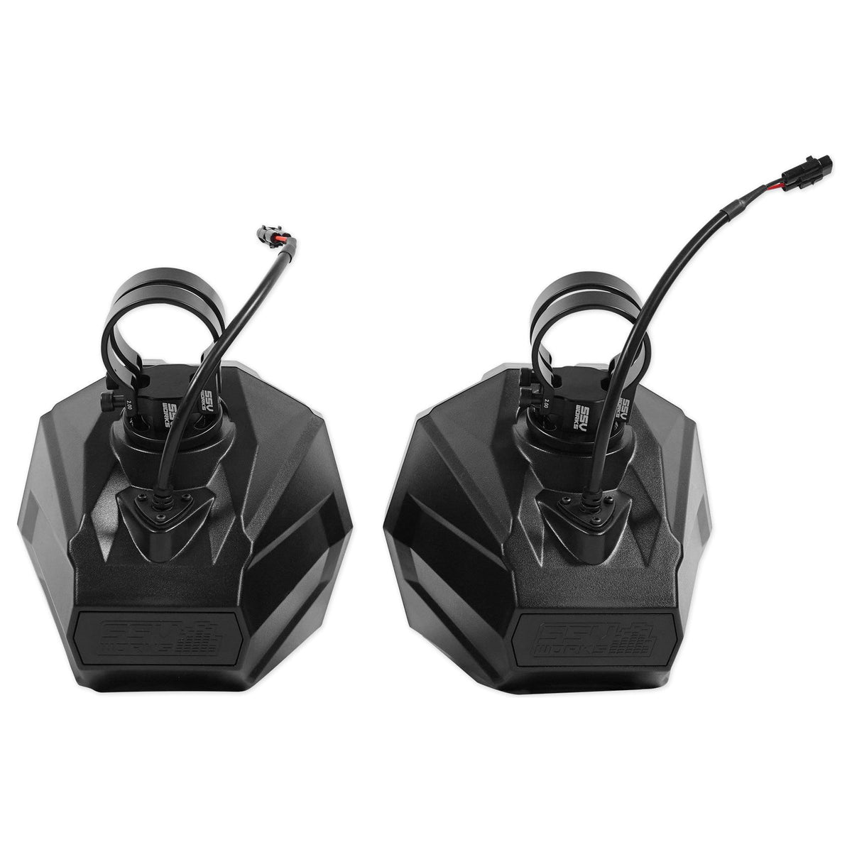 6.5" Roll Cage Speaker Pods With 1.5" Clamps (Pair)