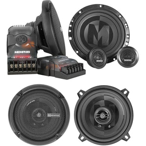 Pair Memphis Audio PRX60C 6.5" Component+PRX5 5.25" Car Audio Coaxial Speakers