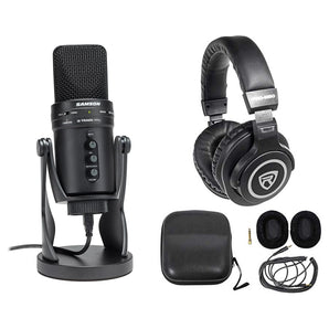 SAMSON G-Track Pro Studio USB Podcast Microphone Mic+Interface+Headphones