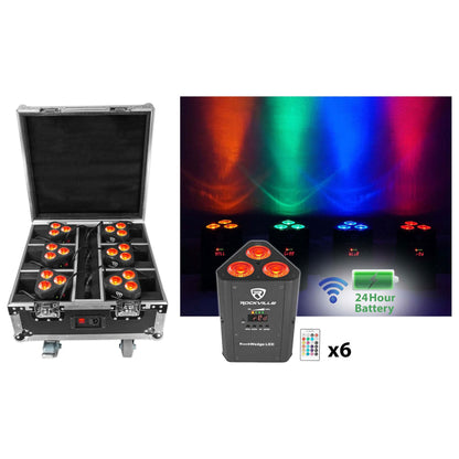 RockWedge Package Black 6-Pack + ROCKFORCE W2 Controller Bundle