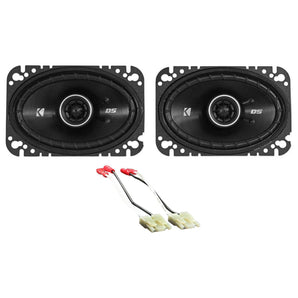4x6" Kicker DSC Dash Speaker Replacement Kit For 1983-1991 Cadillac Eldorado