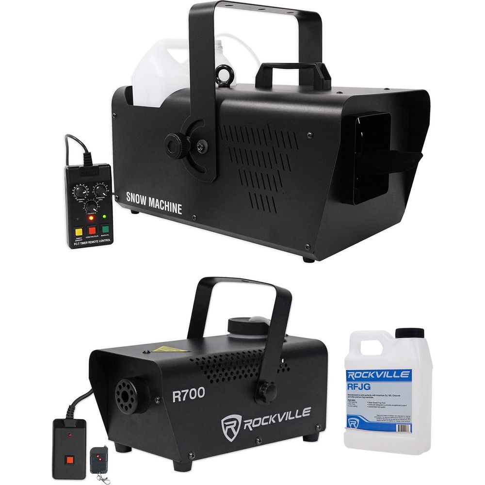 SM 250 Snow Machine with R700 Fog Machine and Remote