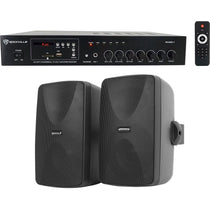 RCS80-1 + WET-7020B Black Speakers Bundle
