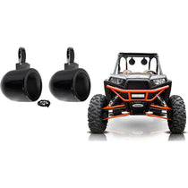MAC65B Black 6.5" Tower Speaker Pods 2-Pack + MAC360B Swivel Clamps Bundle