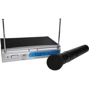 Peavey PV-1 U1 HH 911.70 Mhz Mic Wireless Handheld Microphone System + Speaker