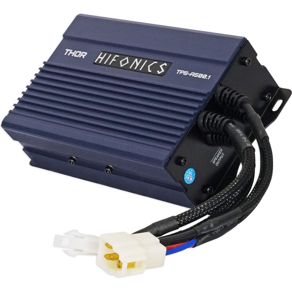 Hifonics TPS-A500.1 500w Mono Marine Sub Amplifier For Polaris RZR/ATV/UTV/Cart