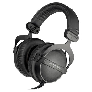 (4) Beyerdynamic DT-770-PRO-32 Studio Tracking Headphones+Samson Headphone Amp