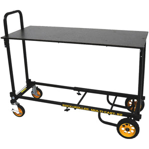 Rock N Roller R2RT R2 DJ PA Equipment Transport Cart+Long Work Station Shelf