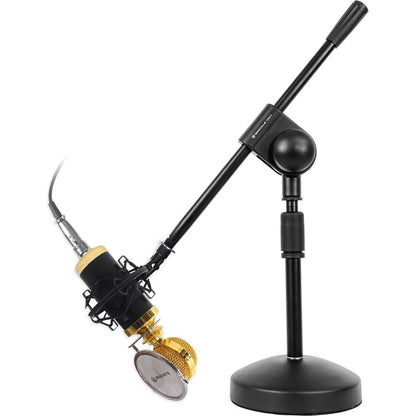 RCM02 Gaming Twitch Microphone Streaming Recording PC Game Mic+Stand
