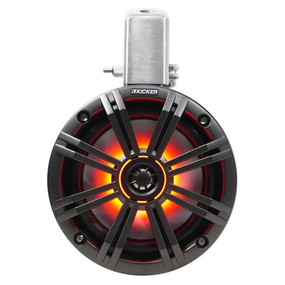 45KMTC65 6.5" LED Tower Speakers + WET75.2 Amplifier + RMWK8 Wire Kit