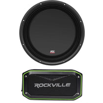 MTX 3512-04S 12" Shallow Subwoofer + Portable Bluetooth Speaker