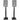 Pair Rockville RS29B 29" Steel Studio Monitor Recording Studio Stands in Black