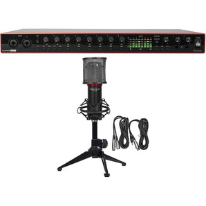Focusrite Scarlett 18i20 3rd Gen 18-in, 20-out USB audio interface+Mic and Desk Stand