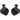 2 Rockville RWB70B 6.5" 360° Swivel Tower Speakers for Can-Am MAVERICK X3/X3 Max