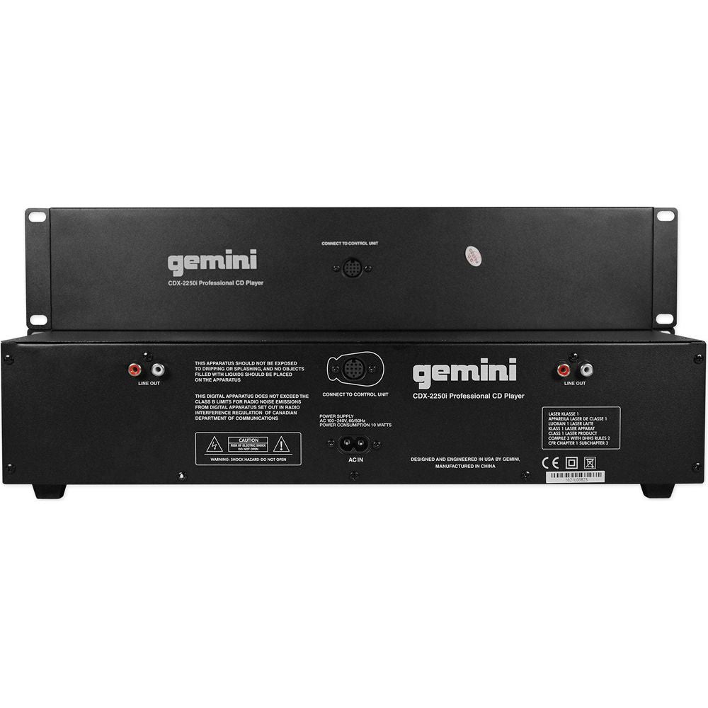 CDX-2250i DJ Media Player with 4U Rack Bag