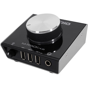 M-Audio M-Track Hub USB Monitoring Audio Interface w/ Built-In 3-Port Hub