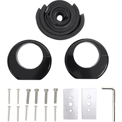 MAC80B 7.7" 360 Swivel Black Aluminum Wakeboard Tower Speaker Pods