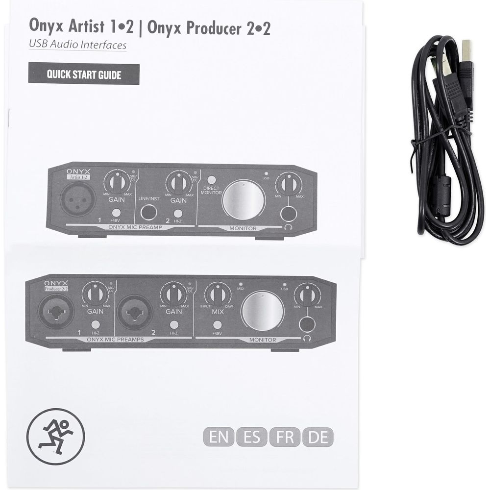Onyx Artist 1.2 2x2 USB Recording Interface with RCM03 Microphone