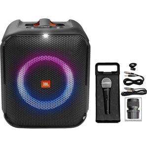 JBL Partybox Encore Essential Portable Compact Party Speaker w LED + Microphone