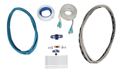 45KMTC65 6.5" LED Tower Speakers + WET75.2 Amplifier + RMWK8 Wire Kit for RZR/ATV/UTV