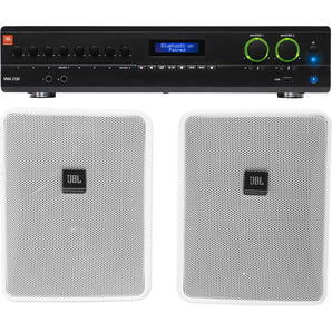 JBL VMA2120 2-Channel/Restaurant 2-Channel Amplifier+(2) JBL 5.25" Wall Speakers