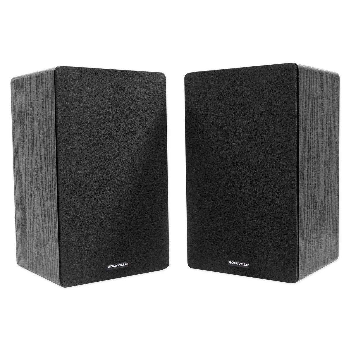 Rockville SINGMIX 5 Bluetooth Home Receiver Amp+(4) 6.5" Bookshelf Speakers