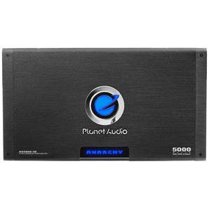 Planet Audio AC5000.1D 5000 Watt Mono Amplifier Class-D Car Audio Amp + Remote