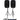 2) Rockville SPG88 8“ Passive 800W DJ PA Speakers 8 Ohm 2) Stands+2) Cables+Case