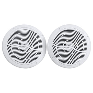 Pair Rockville RMC80W 8" 800 Watt Waterproof Marine Boat Speakers 2-Way White