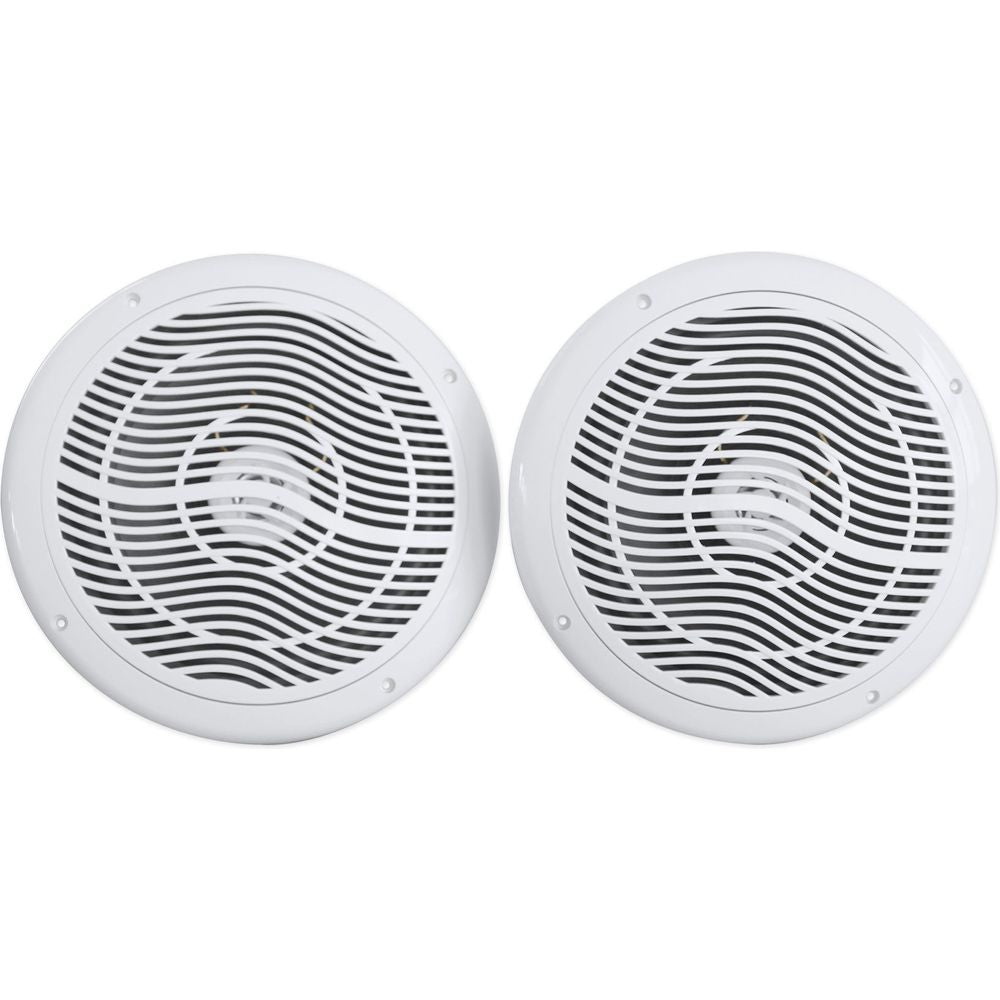 (4) RMC80W 8" 1600W Marine Speakers + KRYPTON MF4 4-Ch Amplifier + Wire Kit