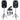 Audio Technica ATW-3212/C710EE1 Wireless Handheld Mic+Powered PA Speakers