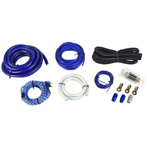 Rockville RWK01 0 Gauge Complete Car Amp Wiring Installation Wire Kit w/ RCA's