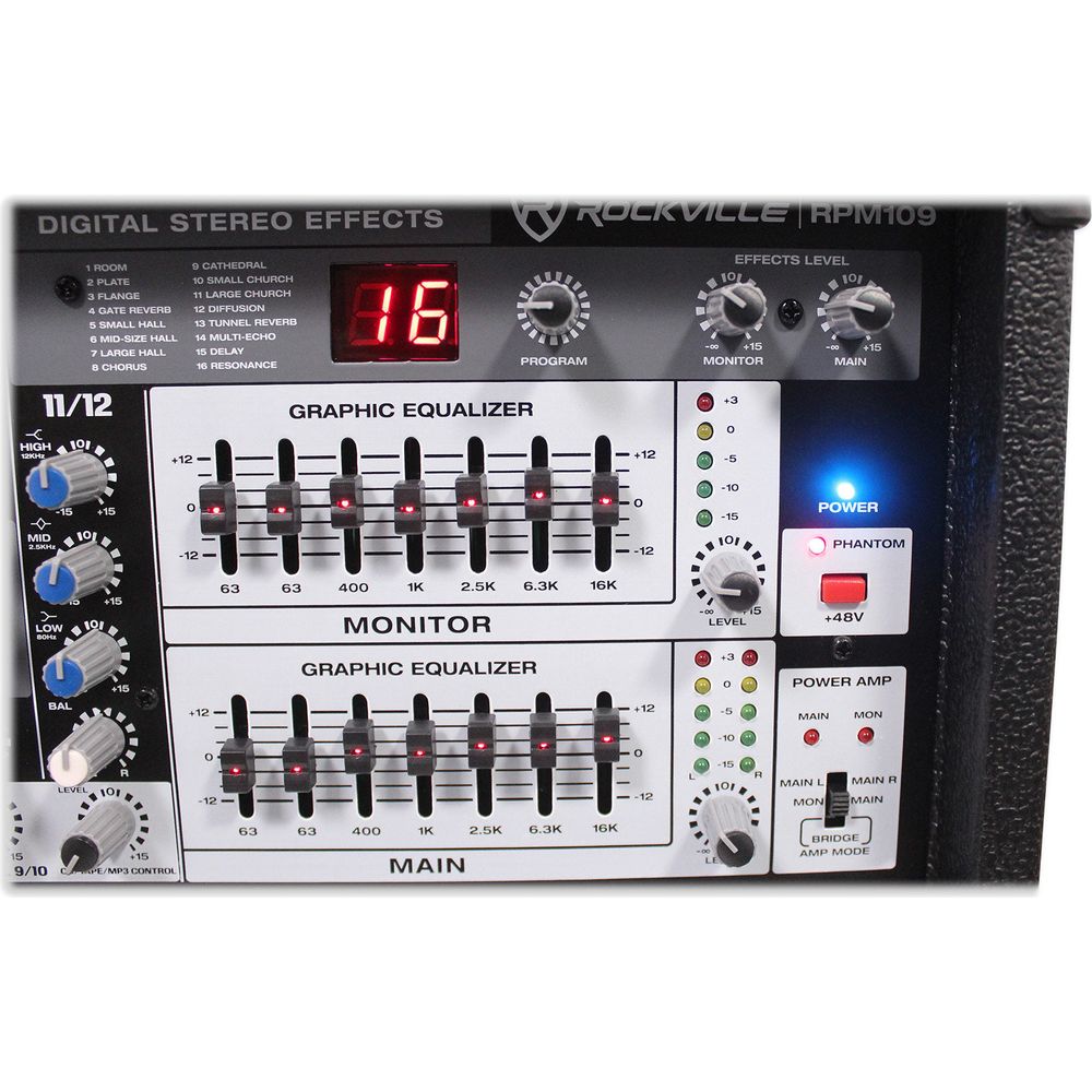 RSG15.24 Dual 15" 2-Pack + RPM109 V2 Powered Mixer Bundle