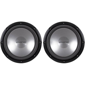 (2) Kenwood KFC-W12PS 12" 2000 Watt Single 4 Ohm Car Audio Subwoofers