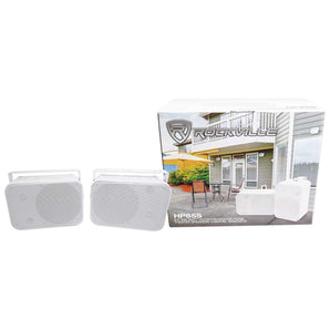 6) Rockville HP65S 6.5" Outdoor/Indoor Home Theater Patio Speakers+Swivel Mounts