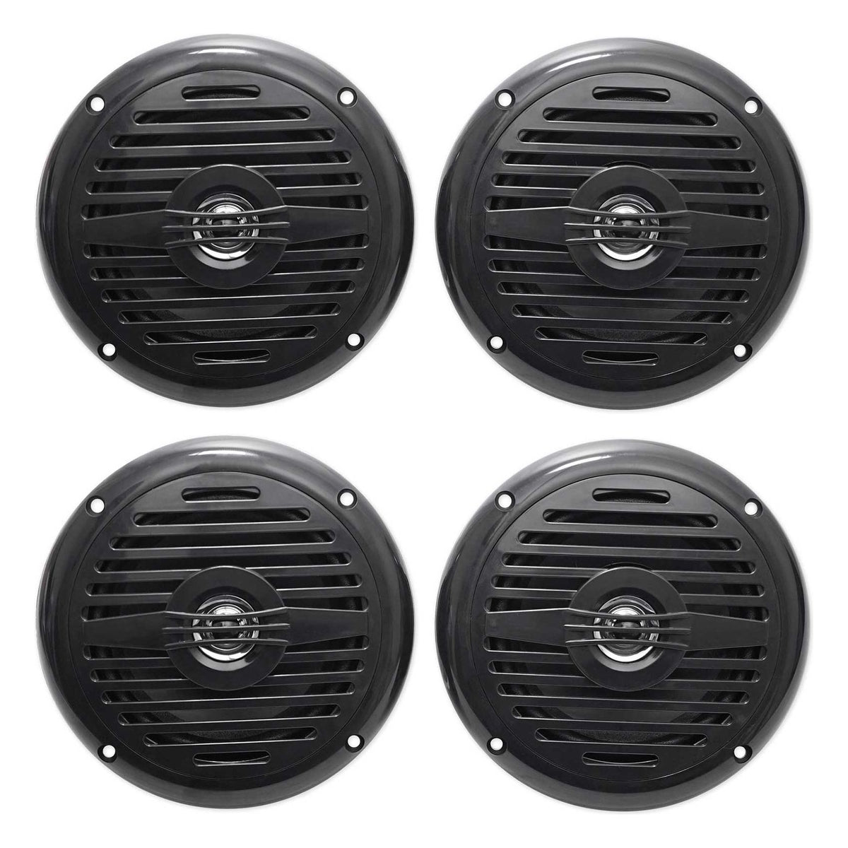 (4) MS525B 5.25" 200W Waterproof Hot Tub Speakers In Black