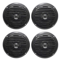 (4) MS525B 5.25" 200W Waterproof Hot Tub Speakers In Black