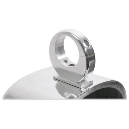 (4) MAC69S 6x9" Silver Aluminum Wakeboard Tower Speaker Pods+Covers