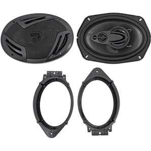 6x9" Front Speaker Replacement Kit For 2014-2017 Chevrolet Chevy Silverado 1500