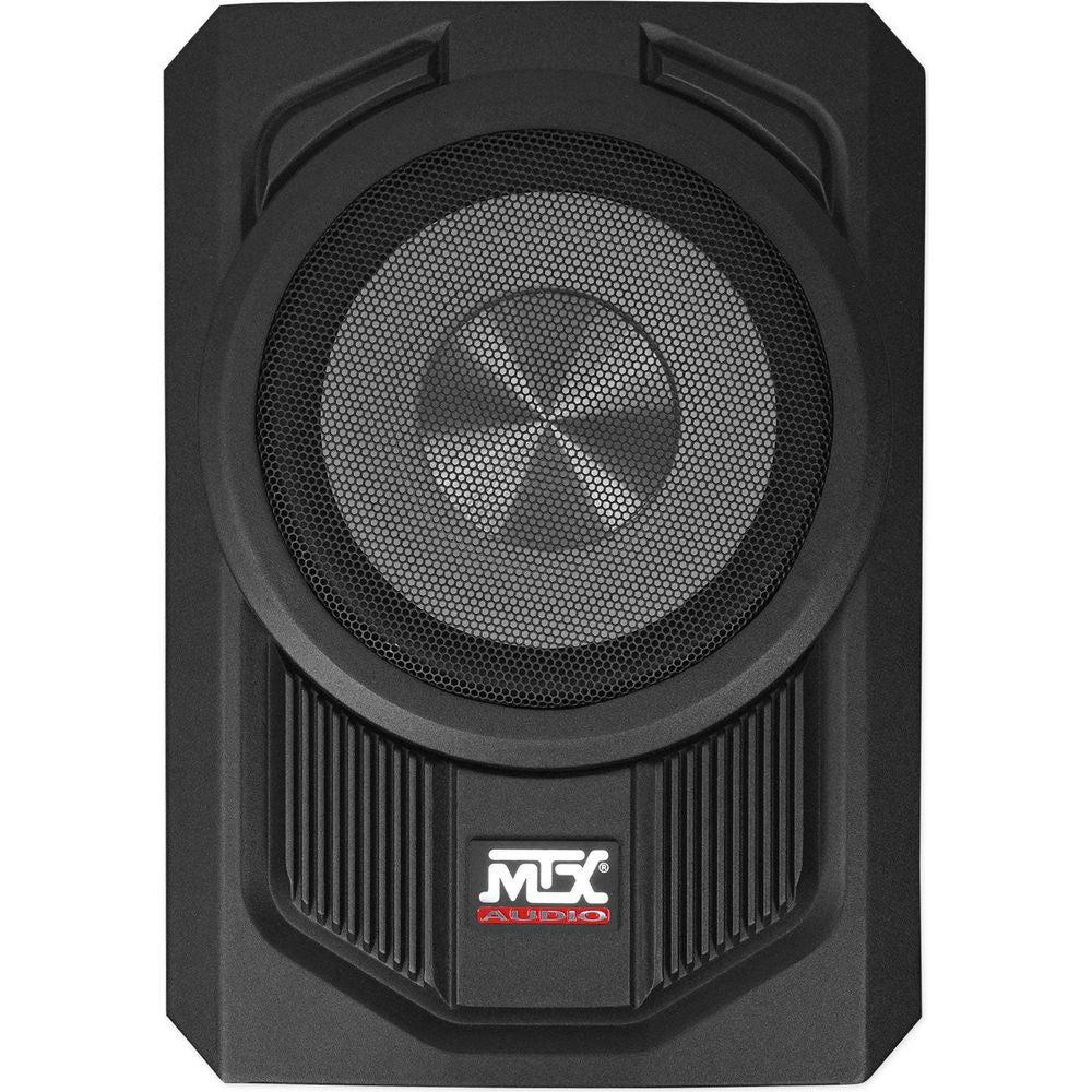 MTX TN8MS 8" 200w Slim Under-Seat Active Powered Car/Truck Subwoofer Sub+Remote