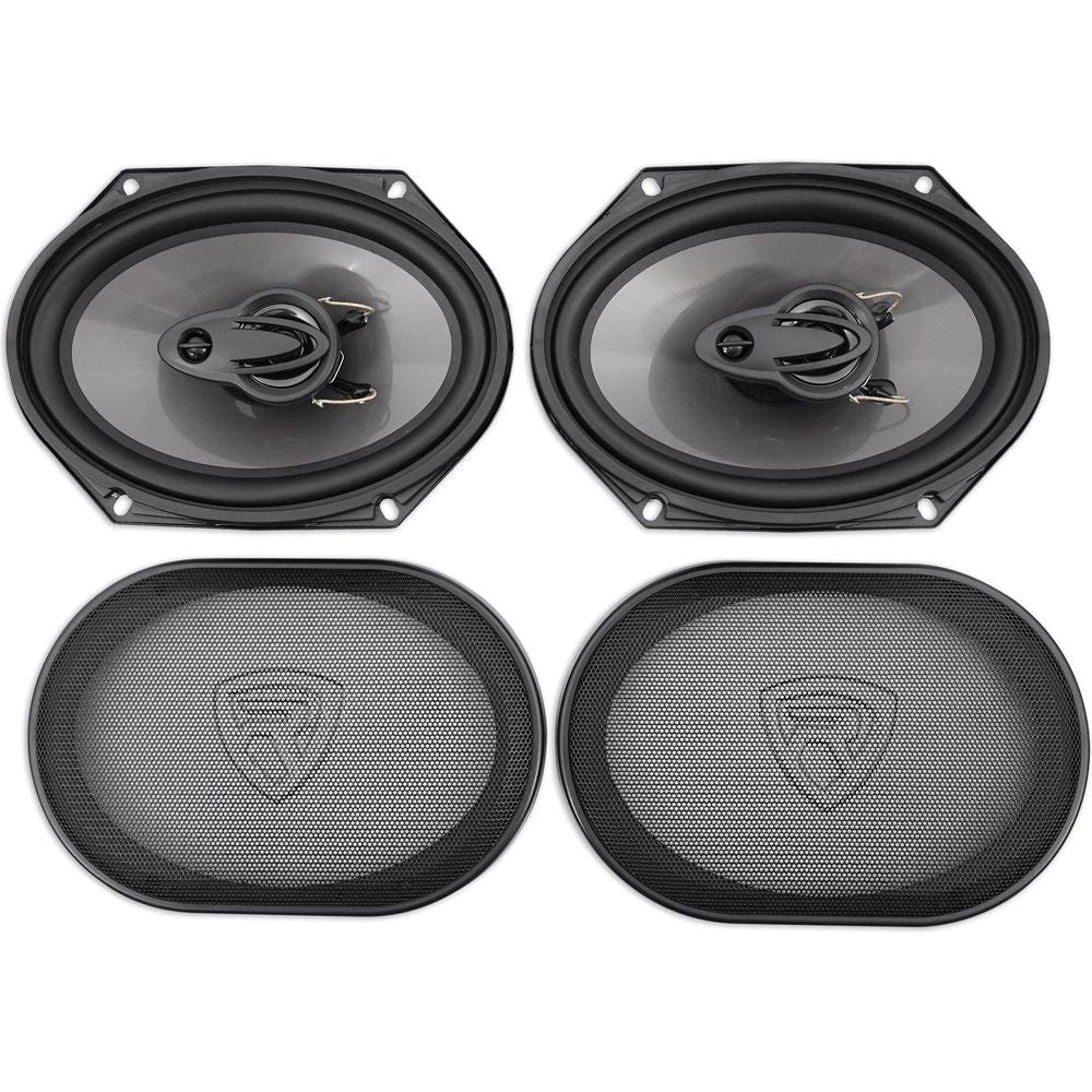 RV68.3A 6x8" Speakers 2-Pack + Ford Harness Bundle
