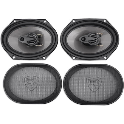 RV68.3A 6x8" Speakers 2-Pack + Ford Harness Bundle