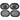 Rockville 6x8" Front+Rear Factory Speaker Replacement Kit For 04-06 Ford F-150