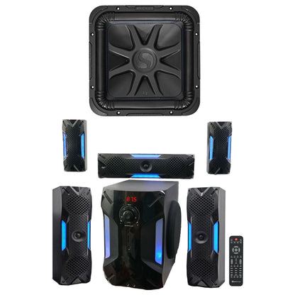 L7S122 12" Solo-Baric Subwoofer + HTS56 Home Theater System
