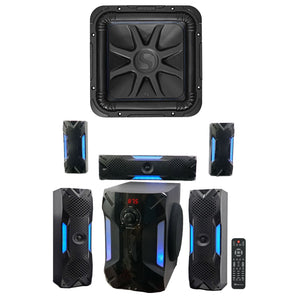 Kicker L7S122 12" 1500w Solobaric L7S Car Subwoofer + Free Home Theater System