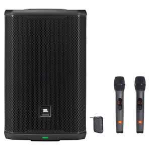 JBL PRX908 8" 1000w RMS Powered DJ PA Speaker w/ DSP+(2) Wireless Microphones