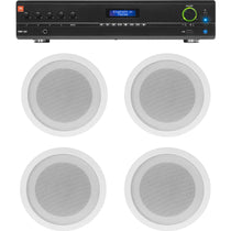 VMA160 Amplifier + 4 5" White Ceiling Speakers